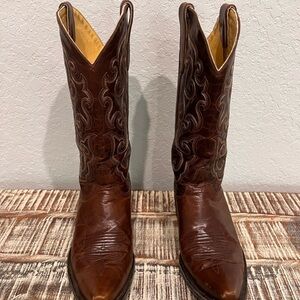 Women's Classic Brown Western Boots 9B cowboy boots